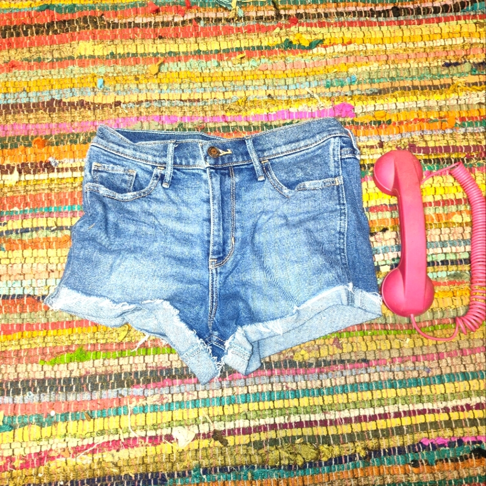 Hollister Cut Off Jean Shorts Size 28 Size 7